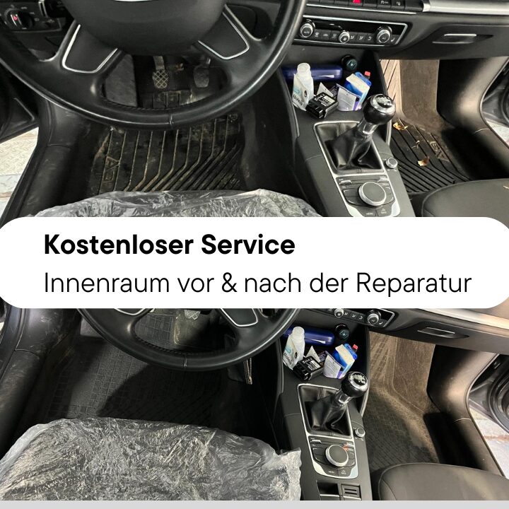 Autoservice kostenlos Innenraumreinigung Auto Hannover