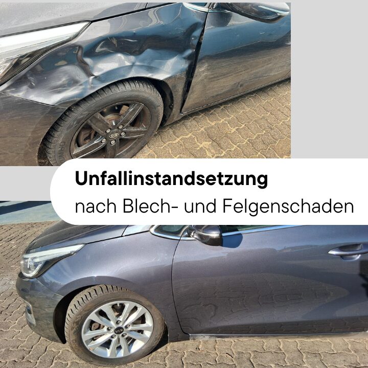 Blechschaden Felgenschaden Unfallinstandsetzung schnell