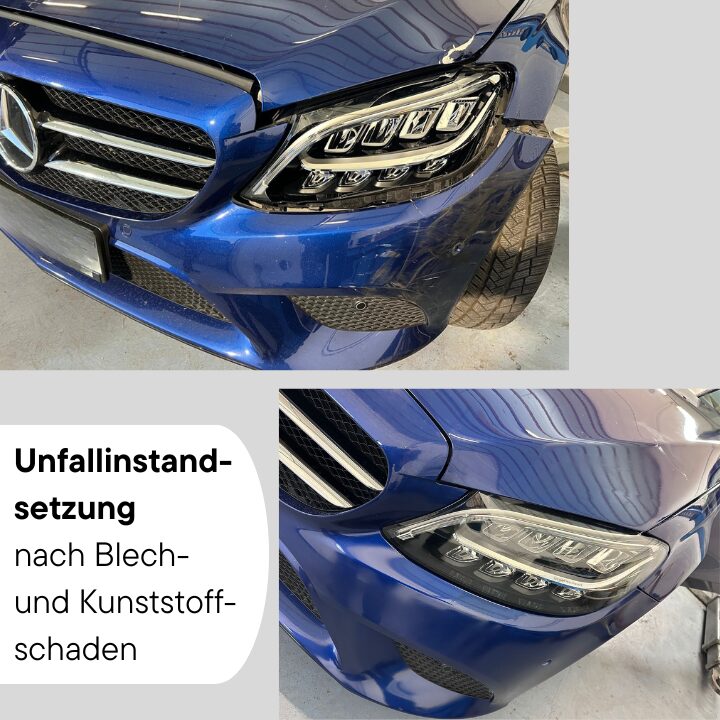 Unfallinstandsetzung Mercedes Blechschaden Burgwedel Hannover